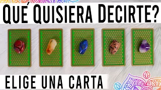 AMOR: QUÉ QUISIERA DECIRTE esa persona? - Elige una carta ✨🔮