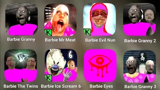 New Barbie Game Mods || Granny Mod | Mr Meat Mod | The Twins Mod | Eyes Mod | Granny 3 Mod