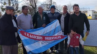 HOMENAJE A LOS FUNDADORES DE LA SOCIEDAD NATIVISTA GAUCHOS ORIENTALES