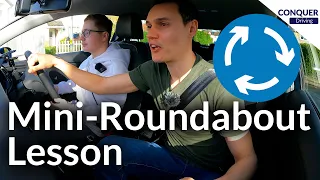 Mini-Roundabout Driving Lesson in Great Britain