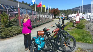 Our Cycling adventure takes us to the Shipyard on Vancouver Island