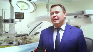 Д. Свиридов об открытии хирургического корпуса