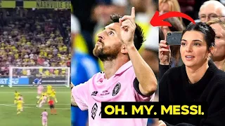 Fans UNBELIEVABLE Reactions to Lionel Messi CRAZY goal Winning the League Cup Vs Nashville 😱