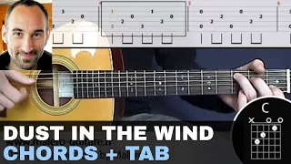 ▶ "Dust In The Wind" Training Track - Guitar Tab & Chords