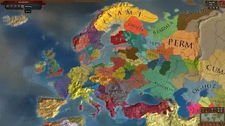 Europa Universalis 4 AI Timelapse - Extended Timeline + ССС Mods 661-3600