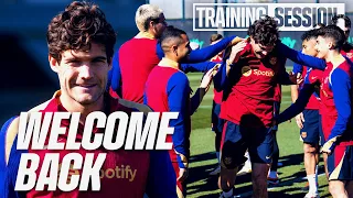 MARCOS ALONSO RETURNS | FC Barcelona Training 🔵🔴