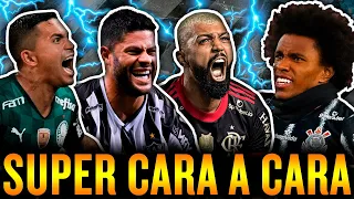 Polêmico CARA A CARA | Corinthians, Palmeiras, Flamengo e Atlético-MG | Campeonato Brasileiro 2021