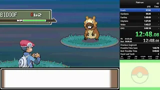 【Speedrun】Pokémon Platinum Any% Glitchless Manipless 3:53:32