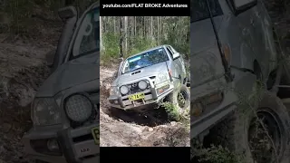 Twin Locked Hilux  Climbs Out #shorts #short