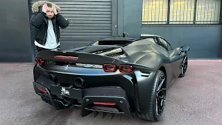 La plus puissante voiture que j’ai roulé!!!🤯🚀1160cv dans la Ferrari SF90 Novitec !!! 🤯🏎️