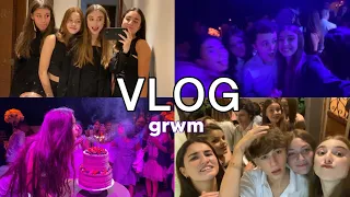 GRWM para un quince // VLOG viernes (julifest)