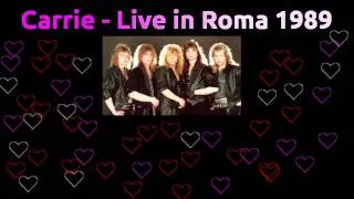 Europe - Carrie - Live in Roma  - (febbraio 1989) ♫