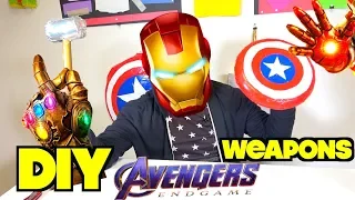 Avengers Endgame DIY Weapons - MUST TRY