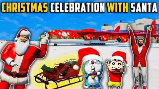 Christmas Celebrations With Shinchan & Rampage 🥳🥳 In GTA5 Full Fun #gta5 #rampageboy #bommalu