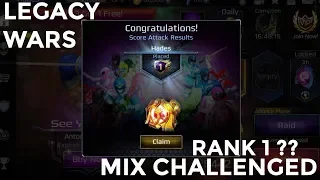 Power Rangers - Legacy Wars RANK 1?? Mixed Challenged