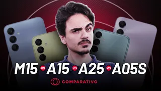 Não compre o Galaxy A05s | Comparativo: M15 vs A15 vs A25 e Realme C67