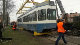 Історичний момент. Постановка нового трамвая Tram2000 (2011) на колії Вінниці