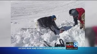 Kzoo dad and sons survive Colo. avalanche