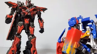 트랜스포머 옵티머스&센티널 대화 스톱모션 Transformers Optimus & Sentinel Conversation Stop Motion