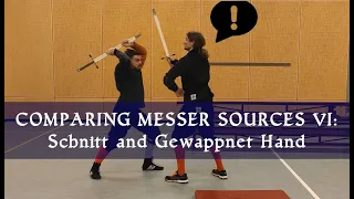 Comparing Meser Sources VI: Schnitt and Gewappnet Hand