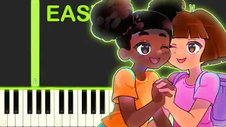 I'm Just like you - Amanda the Adventurer, Dora the Explorer - EASY Piano Tutorial