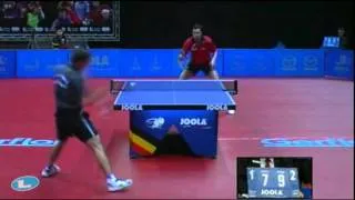 Vladimir Samsonov vs Bastian Steger[2011 Europe Top 12]