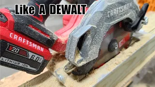 Craftsman V20 Brushless 7-1/4" Circular Saw Review CMCS550B | IS IT A DEWALT?