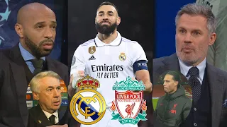 Real Madrid Smashed Liverpool 5-2 Benzema And Ancelotti Interview | Thierry Henry & Carragher Review