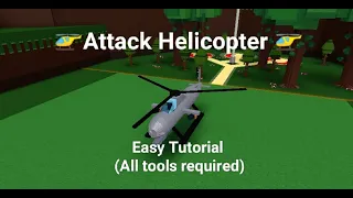 Attack Helicopter Tutorial | Build A Boat For Treasure
