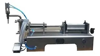 Horizontal filling machine full pneumatic liquid filler self suction for water lotion cream