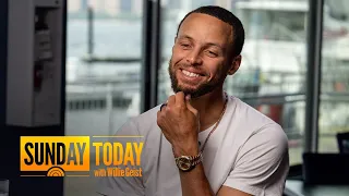 Steph Curry shares who he thinks are the best NBA players ever