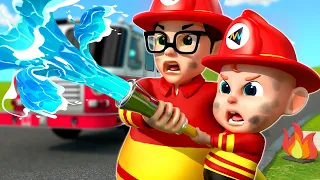 Firefighter Rescue + Jobs & Career Song | More Nursery Rhymes & Kids Songs | Rosoo - Baby Songs