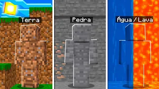 procurei meus inscritos disfarçados de blocos no Minecraft...