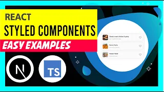 React Styled Components NextJS Project Tutorial 2022 ✅ - CSS Styling