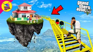 Franklin Shinchan & Blackchan Found Secret Stairway To Heaven GTA 5 | GTA 5 Shinchan