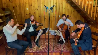 The Escher Quartet plays Beethoven "Harp" Quartet, Movement 1