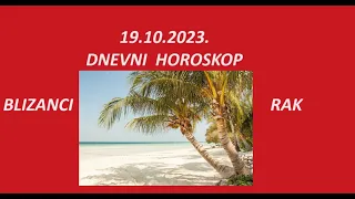 Jasminka Holclajtner-Royal Astro Studio-BLIZANCI,RAK-Dnevni horoskop za 19.10.2023