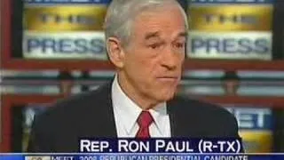 Tim Russert Interviews Ron Paul