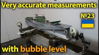 Very accurate measurements with bubble level