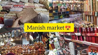 manish market mumbai vlog part 2 , itna sasta 😍 ooh bhai, designer clutch, sandles, fancy bangles😍