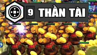 MẸO CHƠI 9 THẦN TÀI H.A.C.K 999 GOLD + FULL 5 VÀNG 3 SAO TẠI ĐTCL MÙA 11