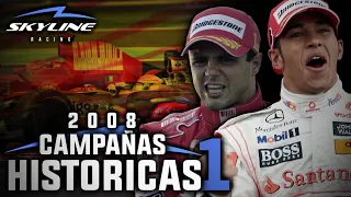 CAMPAÑAS HISTORICAS DE F1 | TEMPORADA 2008 (PARTE 1)