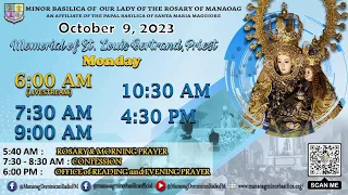 MANAOAG MASS - Monday of the Twenty-seventh Week in Ordinary Time / October 9, 2023 / 5:40 a.m.