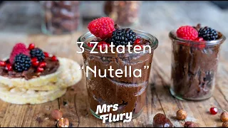 3 Zutaten Nutella 2.0 vegan - Gesunde Variante ohne weissen Zucker, ohne Öl