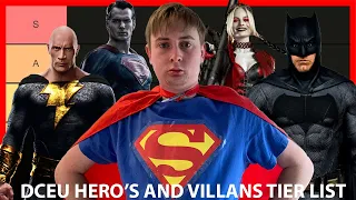 DCEU Hero's and Villans Tier List