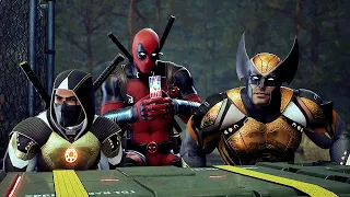 Deadpool Fights With Wolverine Scene 4K ULTRA HD - Marvel's Midnight Suns