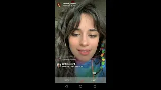 Camila Cabello Instagram Livestream about launching Shameless and Liar 9-5-2019