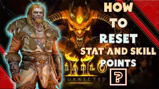 Diablo 2 Resurrected - How to Reset Skill points and Stats - And How to Get/Make Token of Absolution