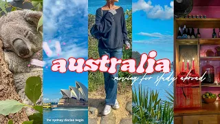 my first week in australia (+ moving here at 21) | VLOG