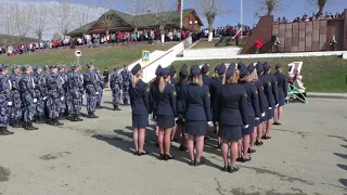 Парад, посвящённый 74 й годовщине Победы в Великой Отечественной войне. Ивдель 9 - мая 2019 .